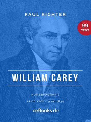 cover image of William Carey 1761 – 1834